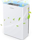 AMEIFU Air Purifiers for Home Large Room up to 2000sq.ft, H13 True Hepa Air Purifiers for Pets Hair, Dander, Smoke, Pollen, 3 Fan Speeds, 5 Timer Air Cleaner