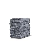 Adam's Polishes Borderless Grey Edgeless Microfiber Towel - Premium Quality 480gsm, 16 x 16 inches Plush Microfiber - Delicate Touch for The Most Delicate Surfaces (Pack of 6)