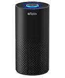 Afloia Air Purifiers for Home Large Room Up to 1076 Ft², 3-Stage Filter Air Purifiers for Bedroom 22 dB, Air Purifiers for Pets Dust Dander Mold Pollen Odor Smoke, Kilo Black, 7 Colors Light