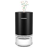 Airversa Essential Oil Diffuser Waterless Aromatherapy Diffusers for Home Large Room, Bedroom, Car, Office, Desk, Battery Operated, Small Diffuser for Pure Scent, 100ml Capacity, AN9 (Black)