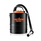 BACOENG Ash Vacuum for Pellet Stoves, 4 Gallon Ash Vac, Ash Vacuum Cleaner for Fireplaces, Wood Stove, Pellet Grill