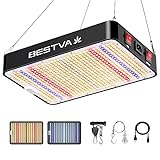 BESTVA 2024 Upgrade DC1000 Led Grow Light with High Yield Diodes Full Spectrum LED Grow Lights for Indoor Plants Greenhouse Veg Bloom Light Hydroponic Grow Lamp