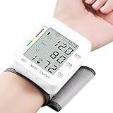 Blood Pressure Monitor Automatic Blood Pressure Machine for Home Use Voice Large LCD Display Blood Pressure Cuff Wrist Monitor 2X99 Readings with Carrying Case