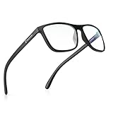 Bloomoak Clear Night Driving Glasses, Non-Tinted Night Vision Glasses with Anti Reflective Coating