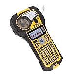 Brady M210 Portable Label Printer with Rubber Bumpers, Multi-Line Print, 6 to 40 Point Font (Replaces BMP21-PLUS Printer), Yellow/Black, 9.5 in H x 4.5 in W x 2.5 in D