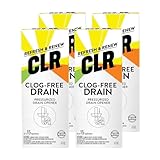 CLR Clog Free Drain Pressurized Drain Clog Remover - For Use on Sinks, Showers, Bathtubs, Toilets and More, 4.5 Ounce Aerosol Can (Pack of 4)