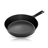 COOKLIFE 10 Inch Smooth Cast Iron Skillet - Dishwasher & Oven Safe Pre-Seasoned Cast Iron Pan - Cast Iron Frying Pan for Indoor & Outdoor Use