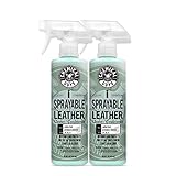 Chemical Guys SPI_103_1602 Sprayable Leather Cleaner and Conditioner in One for Car Interiors, Apparel, and More (Works on Natural, Synthetic, Pleather, and More) Leather Scent, (2 Pack) 16 fl oz