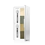 Clinique All About Shadow Quad | Long Lasting, Crease + Fade Resistant + Safe For Sensitive Eyes, On Safari, 0.05 Ounce
