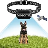 DOGOITM GPS Wireless Dog Fence, Electric Dog Fence with 3 Warning Modes, Range 65-3290 FT, Waterproof& Rechargeable Pet Containment System for Most of Dogs