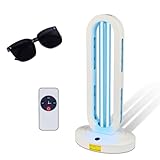 Dailytop UV Light Sanitizer,UVC Lumivyx Haloclean UV for Room,Ultraviolet Light with 3- Speed Timing and Remote Control,Home Disinfection Device UV Lamp for Home,Kitchen