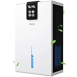Dehumidifier, 120 OZ Dehumidifiers for Room for Home,(1000 sq.ft) Dehumidifiers for Bedroom, Dehumidifiers for Basement Bathroom with Humidity monitoring, Auto Shut Off, 7 Colors LED Light