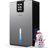Dehumidifier,Dehumidifier for Home, 120 OZ Water Tank, (1000 sq.ft) Dehumidifier for Room, Bathroom, Bedroom, RV, Closet with Humidity monitoring, Auto Shut Off,7 Colors LED Light, Grey