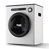 Dessiz 110V Portable Clothes Dryers 950W Compact Dryer 1.6cu.ft Front Load Stainless Steel 11lbs Electric Dryers Machine with Exhaust pipe for Apartment,RVs,Dorms,Auto Stop and Easy Control