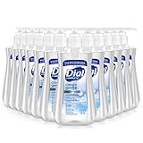 Dial Complete Clean + Gentle Antibacterial Liquid Hand Soap, Fragrance Free, 7.5 fl oz (Pack of 12)