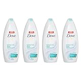 Dove Body Wash For Softer and Smoother Skin Sensitive Skin Hypoallergenic and Sulfate Free Body Wash 22 oz, 4 Count