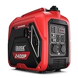 ERAYAK 2400W Portable Inverter Generator for Home Use, Super Quiet Small Generator for Camping Outdoor Emergency Power Backup, Gas Powered Engine, EPA Compliant