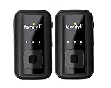 Family1st Compact Bundle GPS Tracker for Vehicles Car Assets & Kids Real time Tracking with App, Portable Device for Cars in USA (Pack of 2)