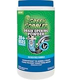 Green Gobbler Drain Clog Remover & Drain Cleaner Powder | 20+ Treatments | Drain Maintenance Breaks Down Grease, Paper, Fat & Oil | Septic Safe