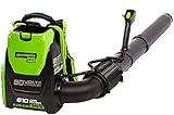 Greenworks 80V (180 MPH / 610 CFM / 75+ Compatible Tools) Cordless Brushless Backpack Blower, Tool Only