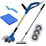 Grout Groovy! Electric Stand-up Professional Grout Cleaning Machine Bundle | Adjustable Handle & Heavy Duty 1600 RPM Motor | Includes Machine, 3 Heavy Duty Replacement Brushes, & Microfiber Cloth