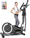 HARISON Elliptical Machine for Home 350 LBS Capacity, Magnetic Elliptical Exercise Machine with 16-Level Resistance Control, Elliptical Trainer with HARISON Bluetooth