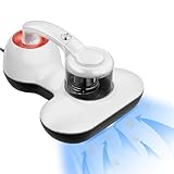 Hersven Mattress Vacuum Cleaner, UV Bed Cleaner 12KPa Handheld Upgraded Effectively Clean Up Bed, Pillows, Cloth Sofas, Carpets and Ther Fabric Surfaces