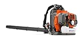 Husqvarna 360BT Gas Leaf Blower, 65.6-cc 3.81-HP 2-Cycle Backpack Leaf Blower with 890-CFM, 232-MPH, 30-N Powerful Clearing Performance and Load-Reducing Harness