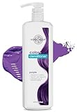 Keracolor Clenditioner PURPLE Hair Dye - Semi Permanent Hair Color Depositing Conditioner, Cruelty-free, 33.8 Fl. Oz.