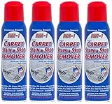 LIFTER-1 Carpet Stain and Red wine Remover and Spot Treatment for Oil, Grease, Urine, Cleaning Performance for Rugs, Upholstery, Fabrics Pack of 4