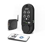 Lockly Vision Smart Lock, HD Video Doorbell Smart Locks for Front Door, Fingerprint Door Lock, Touchscreen Keypad, App Control, No Monthly Fee, Auto Lock - Matte Black (PGD798MB)