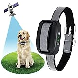 LovelyPez GPS Wireless Dog Fence,Electric Dog Fence Wireless,Adjustable Warning Strength, Rechargeable,Range 98-3281ft,Pet Containment System for Outdoor, Harmless and Suitable for Most of Dogs