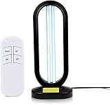 Lumivyx HaloClean UV Official, Home Disinfection Device, Multi-function Haloclean with 3- Speed Timing and Remote Control, Cleans The Bedroom and Provides Lighting, Spaces Up to 430 Square (Black)