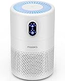 MOOKA Air Purifiers for Home Large Room up to 1076 ft², H13 True HEPA Air Filter Cleaner, Odor Eliminator, Remove Smoke Dust Pollen Pet Dander, Night Light(Available for California)
