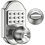 Megaflint Keyless Entry Door Lock Deadbolt Keypad Mechanical Stainless Steel (Pass Code or Key) 100% Mechanical, No Electronic