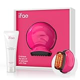 Microcurrent Facial Device Face Lift: iFae 3 in 1 Light Therapy for Face, Portable Face Lift Device for 90 Seconds Lifting, Tightening, Skin Rejuvenation Anti-Aging Wrinkle Skin Salon at Home (Pink)