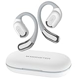 Monster Open Ear AC317 Headphones, Wireless Headphones with Stereo Sound, Bluetooth 5.4, 24H Playback, Crystal Clear Calls, Type-C Charging, Touch Control, Sweat Resistant Open Ear Wireless Earbuds