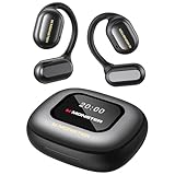 Monster Open Ear Headphones Touch Screen Earbuds, Open Touch Pro 100 Wireless Earbuds Support TF Card, Bluetooth Earbuds with ENC Clear Talk, Multiple EQ Modes, Comfort Earhooks, IPX5, 30H Playback