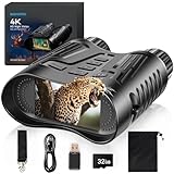 Night Vision Goggles, 4K Night Vision Binoculars for Adults, Rechargeable 3.2