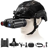 Night Vision Goggles(New Upgrade),4K Night Vision Binoculars for Adults,1312FT Night Vision Goggles for Helmet,8X Digital Zoom,7-Level Infrared Adjustment for Camping