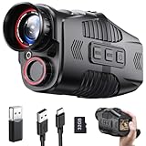 Night Vision Monocular, [2024 Upgrade] 1312FT Monocular Night Vision Goggles, HD Hunting Night Vision for Long Rang Infrared Goggles Night