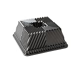 Nordic Ware 80577 Bundt Squared Pan, 10-Cup Capacity, Graphite