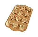 Nordic Ware Bundt Charms, 1.2 Cup, Gold