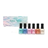 Orly Aqua Aura Nail Polish Collection | Fresh, Gentle Water-Inspired Hues | Long-Lasting, Full Coverage Formula with Gripper Cap | Vegan & Cruelty-Free (Set of 6)