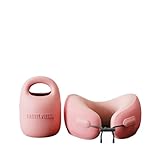 PIXIE MOOD Every Think Travel and Airplane Neck Pillow, Memory Foam, Support, Neck, Head Chin - Soft, Lightweight, Washable, Easy-to-Carry