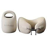 PIXIE MOOD Every Think Travel and Airplane Neck Pillow, Memory Foam, Support, Neck, Head Chin - Soft, Lightweight, Washable, Easy-to-Carry