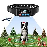 PUPKIDS GPS Wireless Dog Fence System Only for Outdoor Use - Multifunctional Electric Fence for Dogs Position by GPS&GNSS Satellite, Training Collar with 3 Working Modes Radius Up to 33-9999 Yards