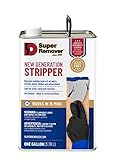 Paint Stripper (Gallon - 128oz) Super Remover New Generation - Safe for Wood, Metal, Concrete & All Type of Paints