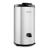 Panda 3200 rpm Portable Spin Dryer 110V/22lbs Stainless Steel, Silver