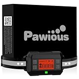 Pawious GPS Wireless Dog Fence - GPS Signal Boost, AI Scene Recognition - Radius from min 33 to max 1000 Yards, IPX7 Waterproof, Containment System for Medium and Large Dogs